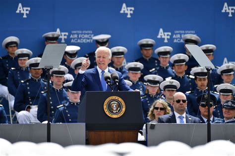 Biden tells US Air Force Academy graduates their leadership needed in increasingly confusing world